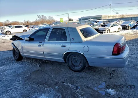 2002 Mercury Grand Marquis Gs из США, поврежденный, VIN 2MEFM74W62X654204